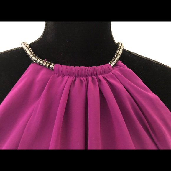 Fuscia layered party dress! - Picture 2 of 8